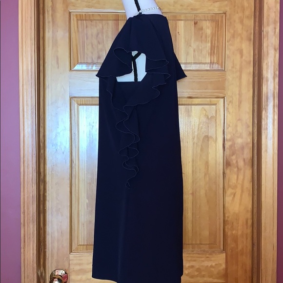 The Letter Ruffle Sleeve Sheath Dress Medium - Picture 2 of 8